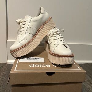 Dolce Vita Cream Platform Sneakers